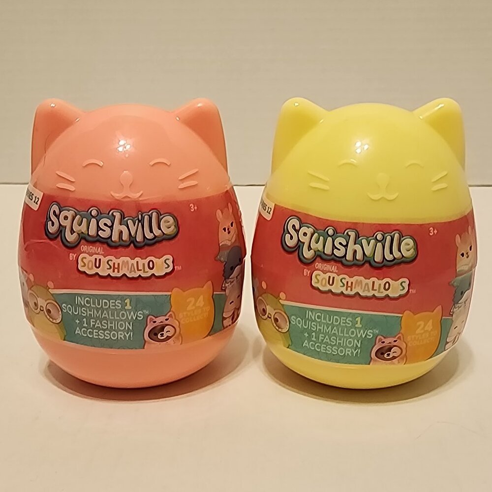 Squishville by Original Squishmallows Lot of Two Mystery Capsules
